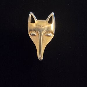 1960s Fox Brooch from Ting's Jewellery Box